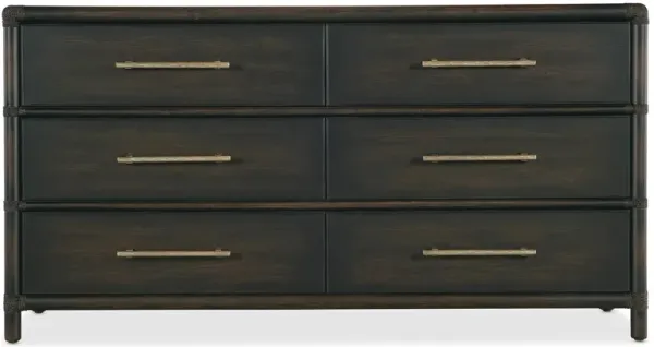 Retreat Pole Rattan Dresser