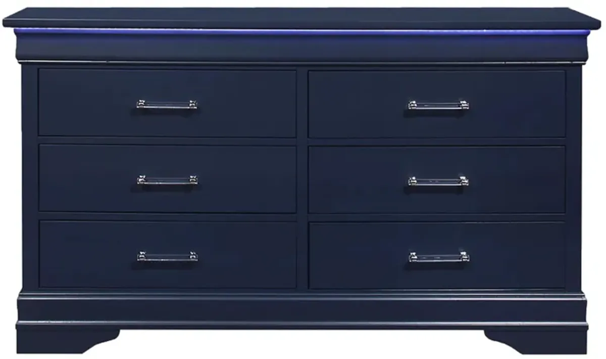 Charlie Dresser in Blue by Global Furniture Furniture USA