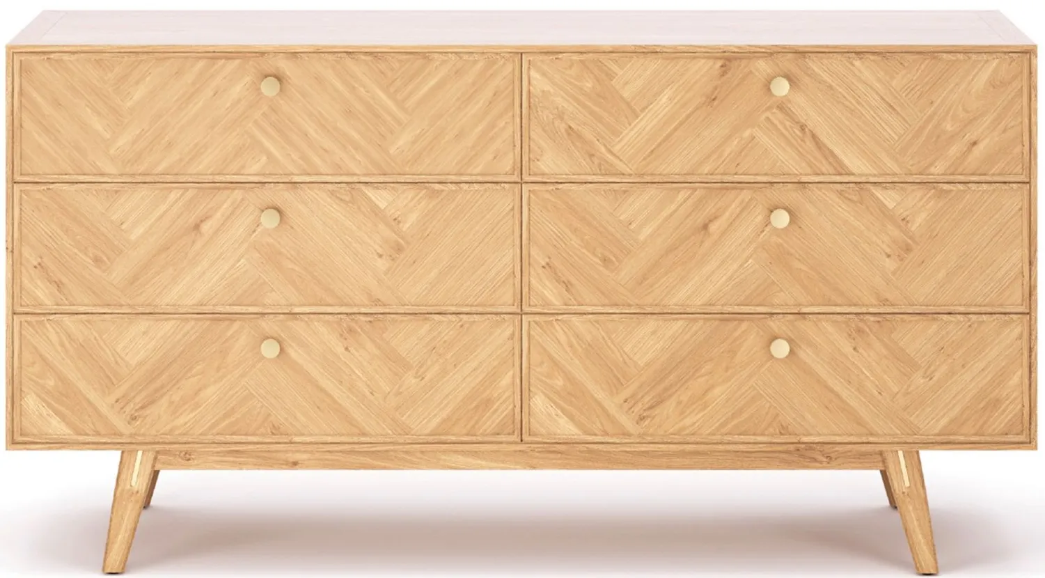Colton 6-Drawer Dresser in Natural by LH Imports Ltd