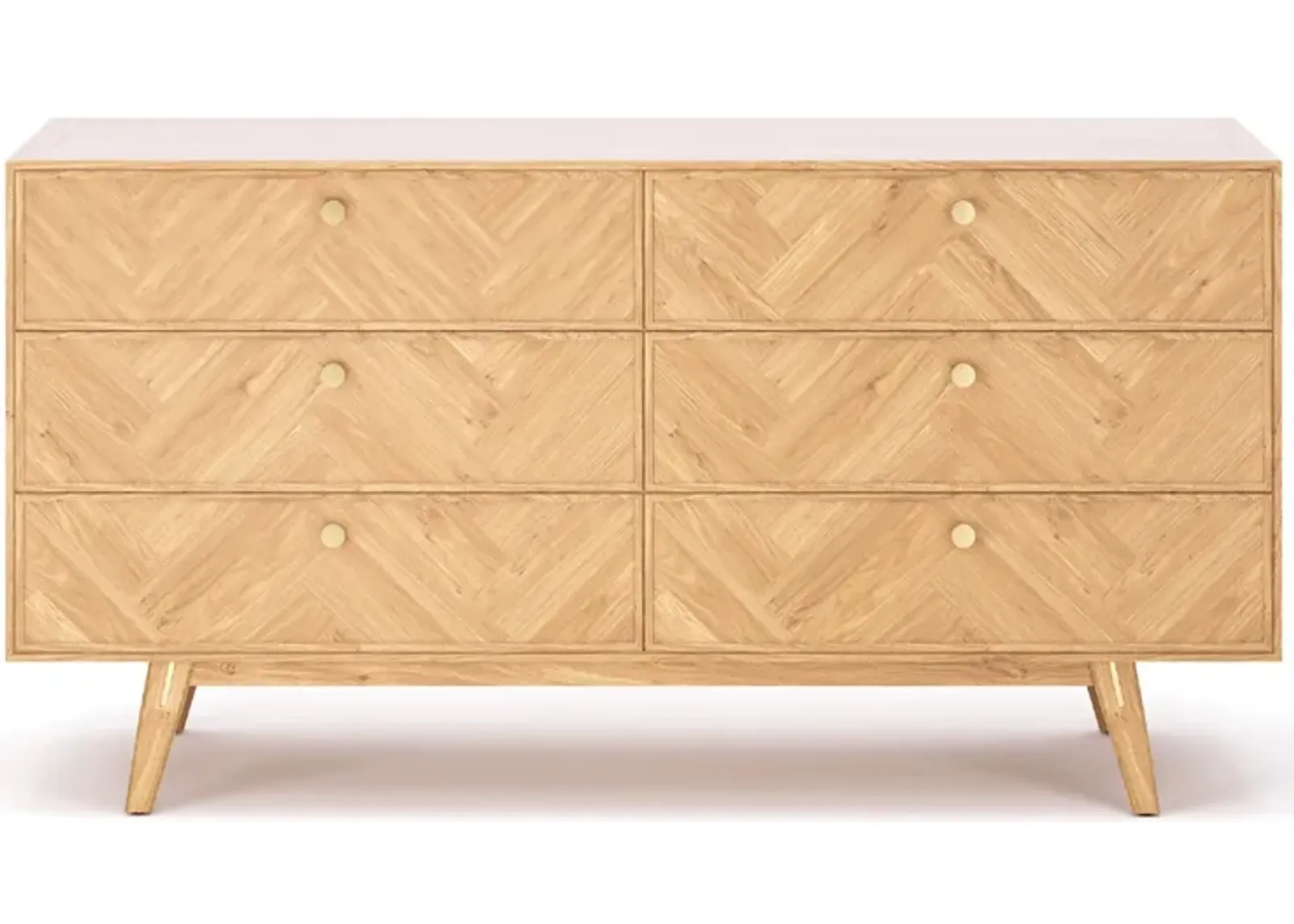 Colton 6-Drawer Dresser in Natural by LH Imports Ltd