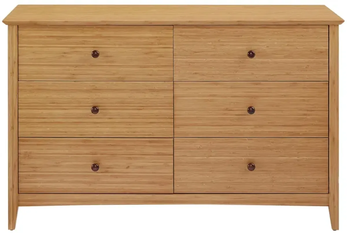 Eco Ridge Willow Dresser in Caramelized by Greenington