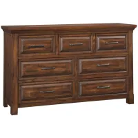 HillCrest Seven Drawer Dresser in Old Chestnut by Napa Furniture Design