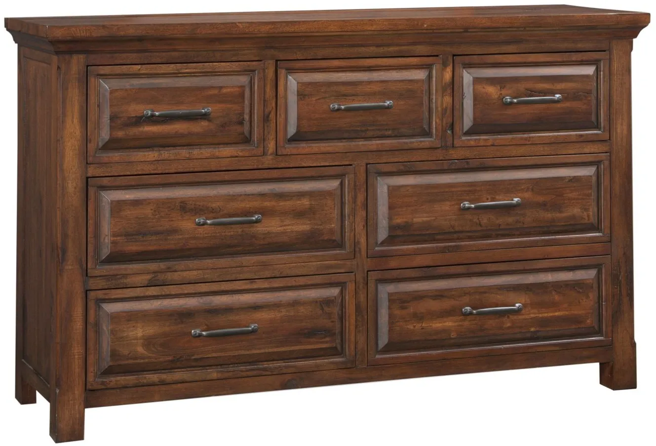 HillCrest Seven Drawer Dresser in Old Chestnut by Napa Furniture Design