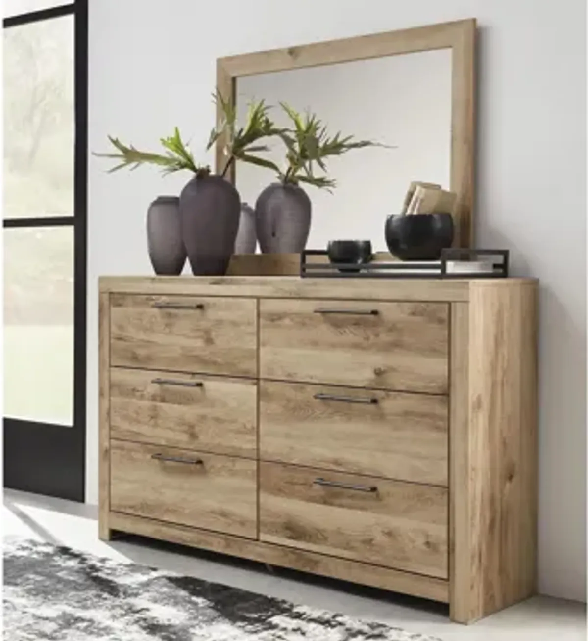Hyanna Dresser and Mirror Set