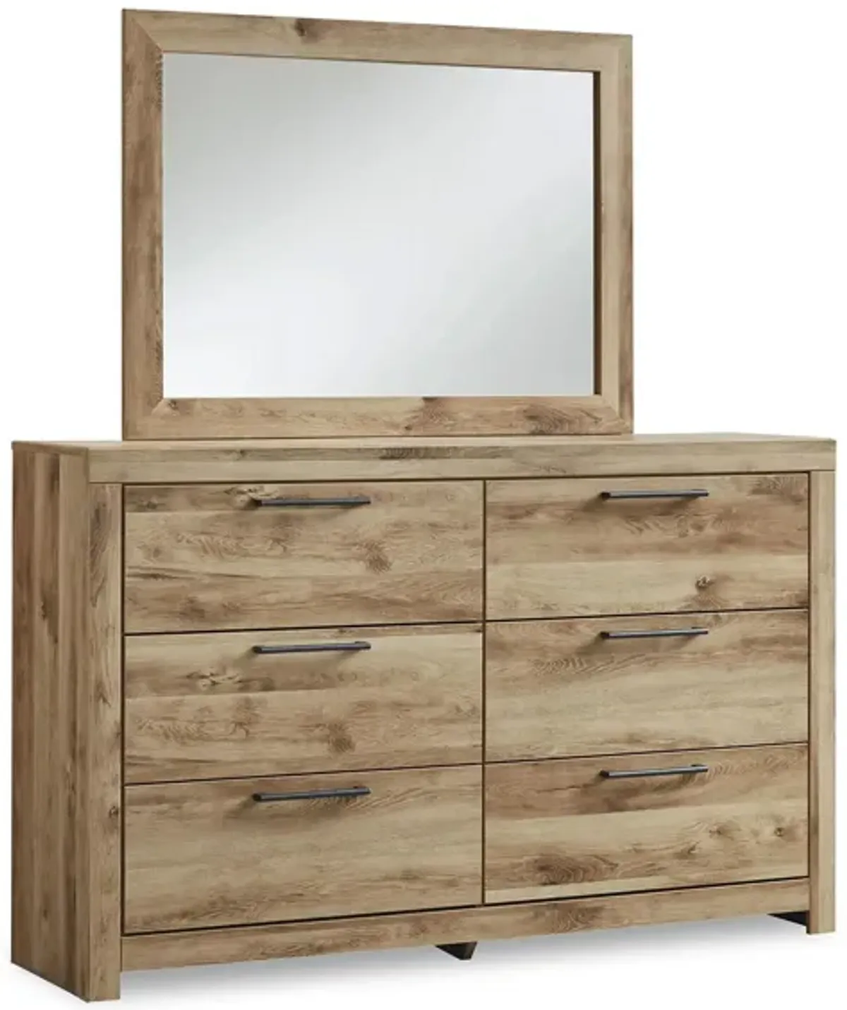 Hyanna Dresser and Mirror in Tan by Ashley Furniture