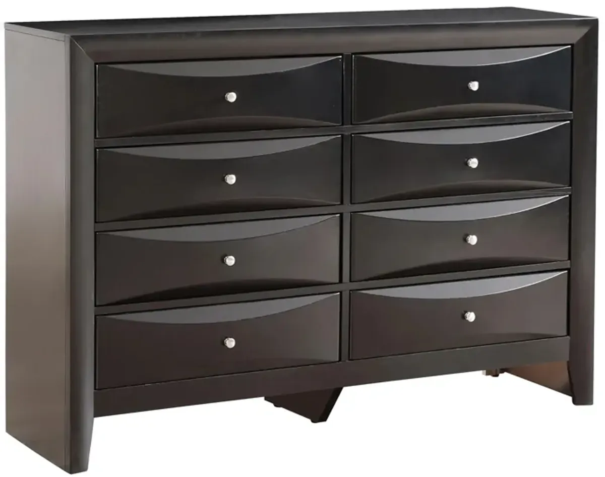 Marilla Bedroom Dresser in Black by Glory Furniture