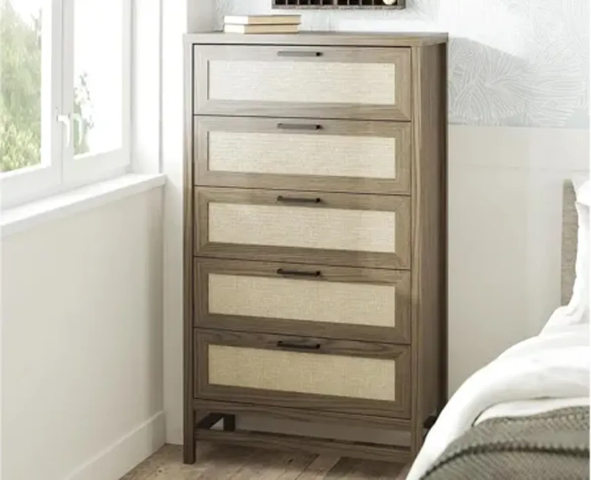 Lennon Tall 5 Drawer Dresser by Ameriwood Home