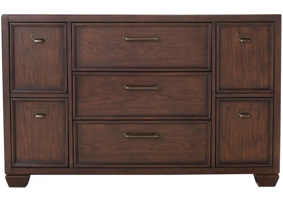 Zander Bedroom Dresser in Chocolate by Samuel Lawrence