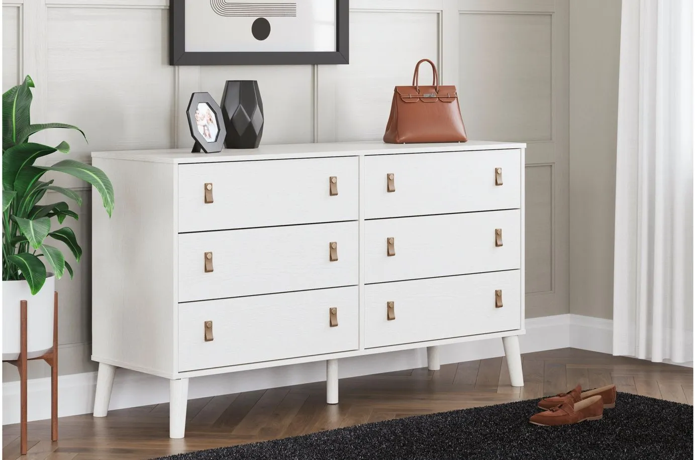 Aprilyn Dresser in White by Ashley Express