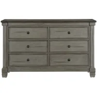 Andover Bedroom Dresser in 2-Tone Finish (Coffee and Antique Gray) by Bellanest