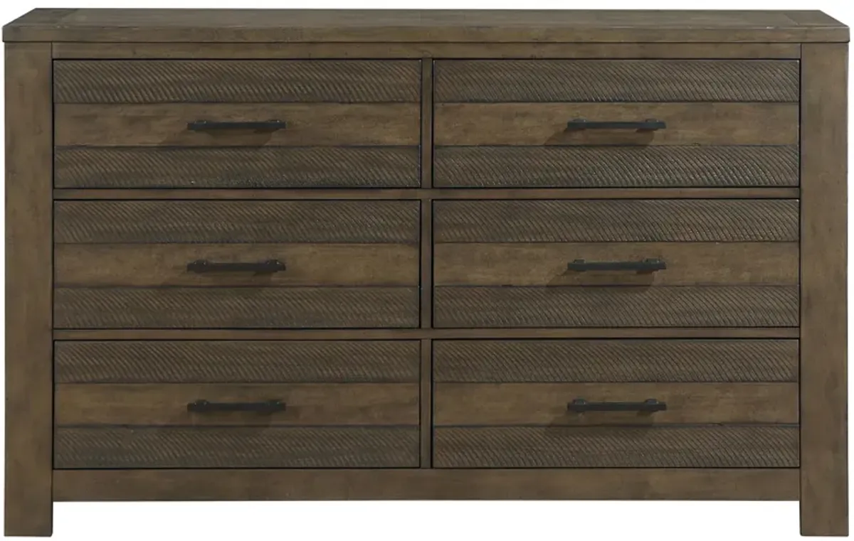 Malea Dresser in Antique Brown by Homelegance