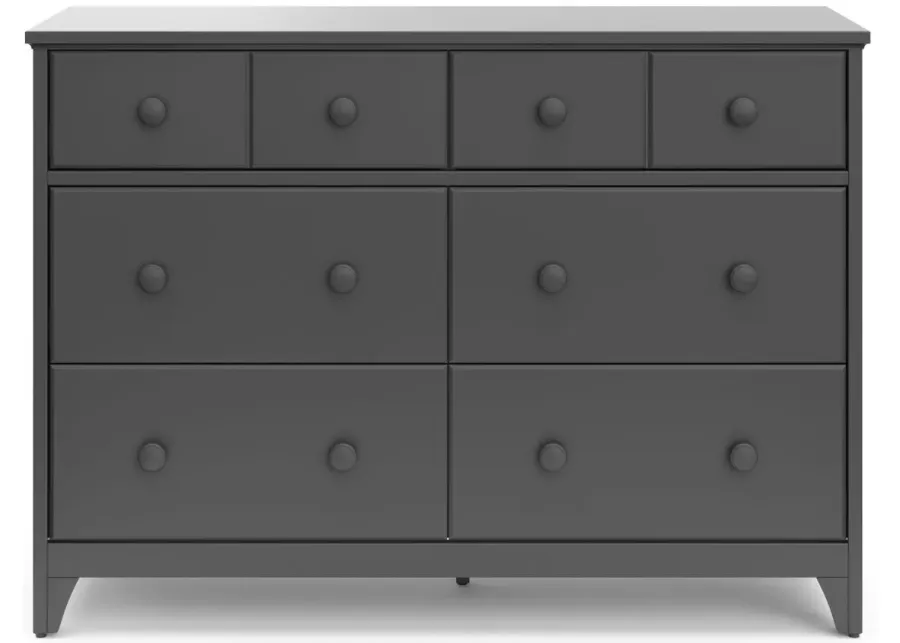 Moss 6-Drawer Dresser in Gray by Bellanest