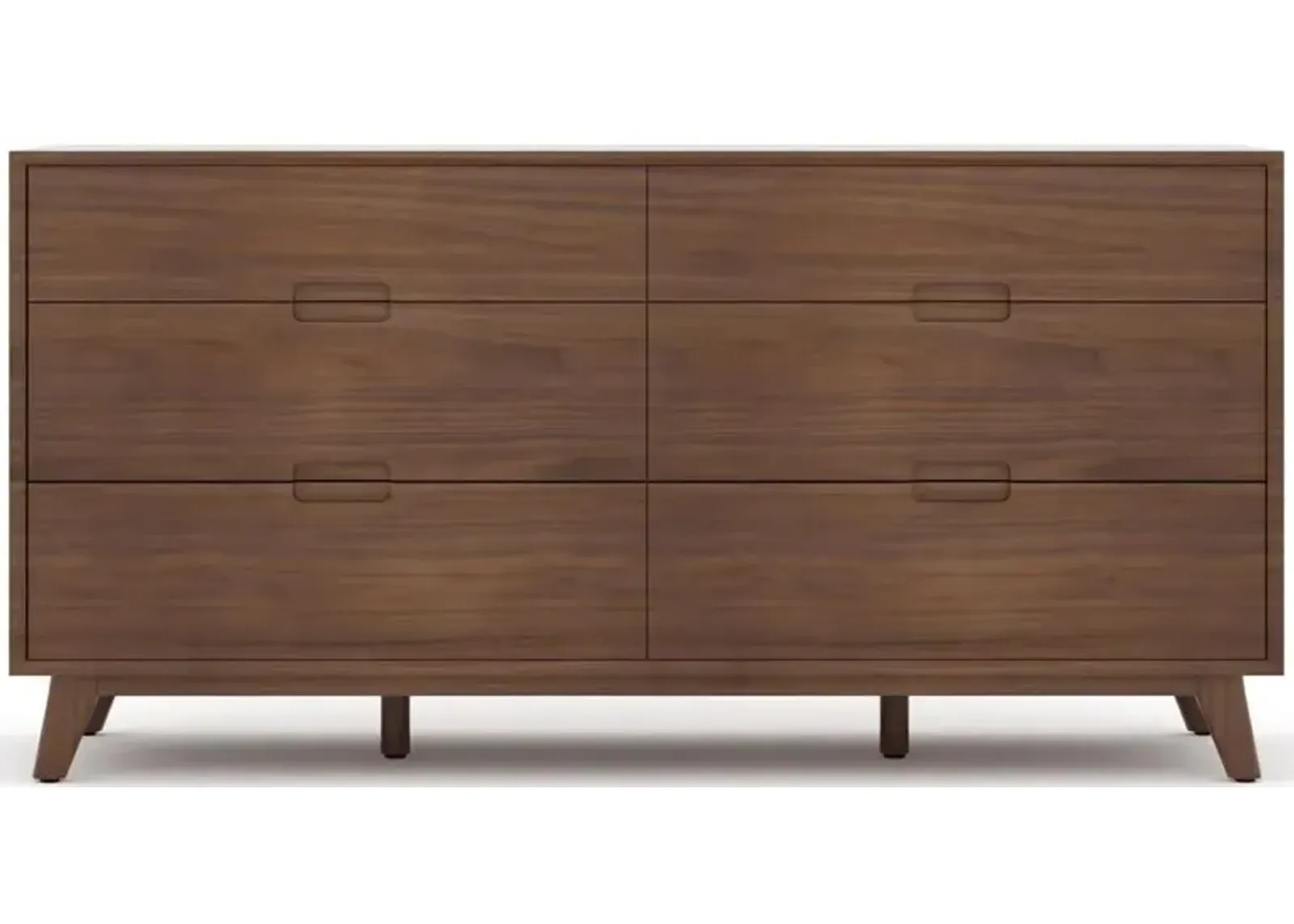 Selena Double Dresser in Walnut Stain by Unique Furniture