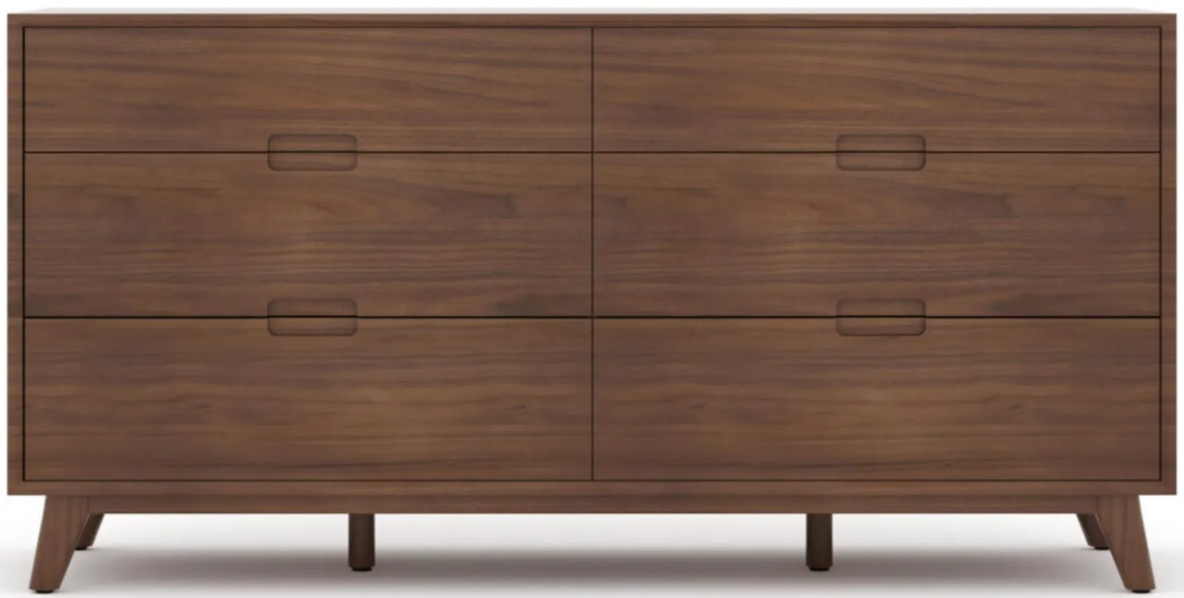 Selena Double Dresser in Walnut Stain by Unique Furniture