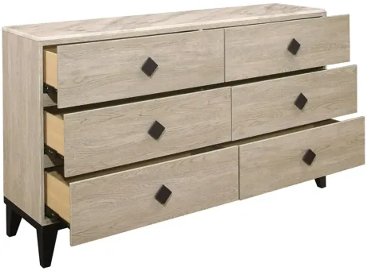 Karren 6-Drawer Dresser