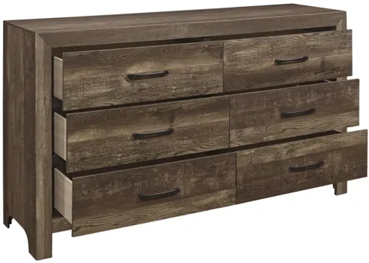 Bijou 6-Drawer Bedroom Dresser