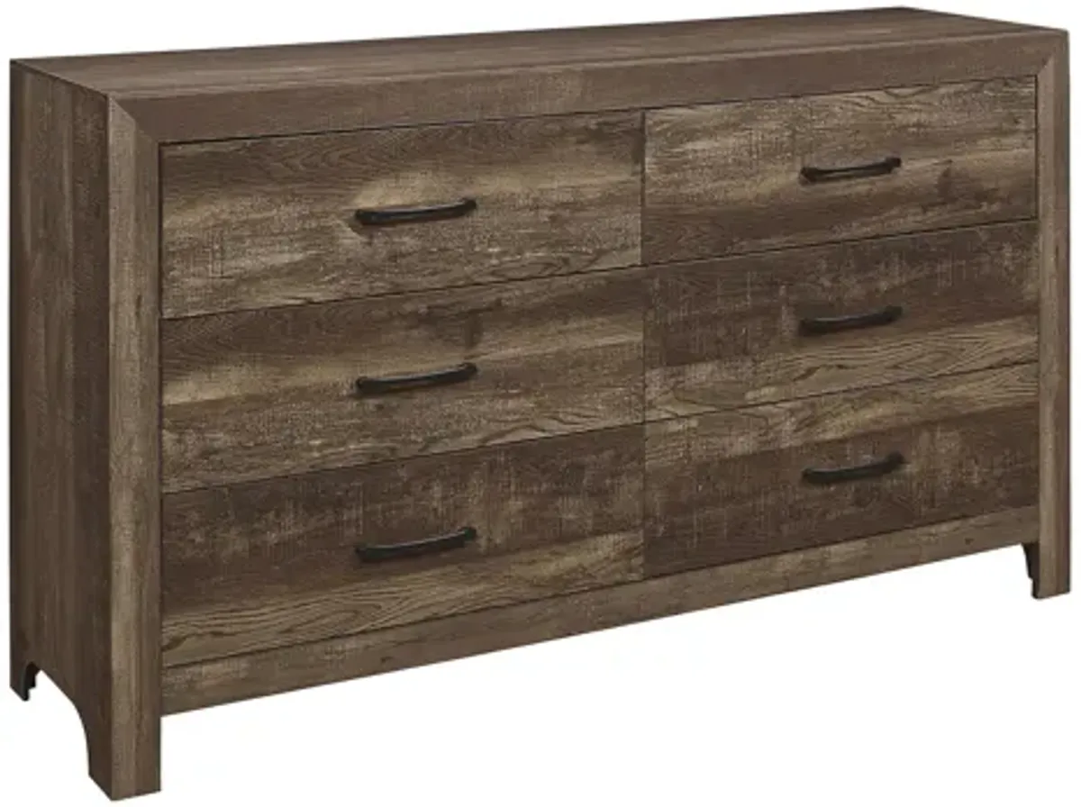 Bijou 6-Drawer Bedroom Dresser