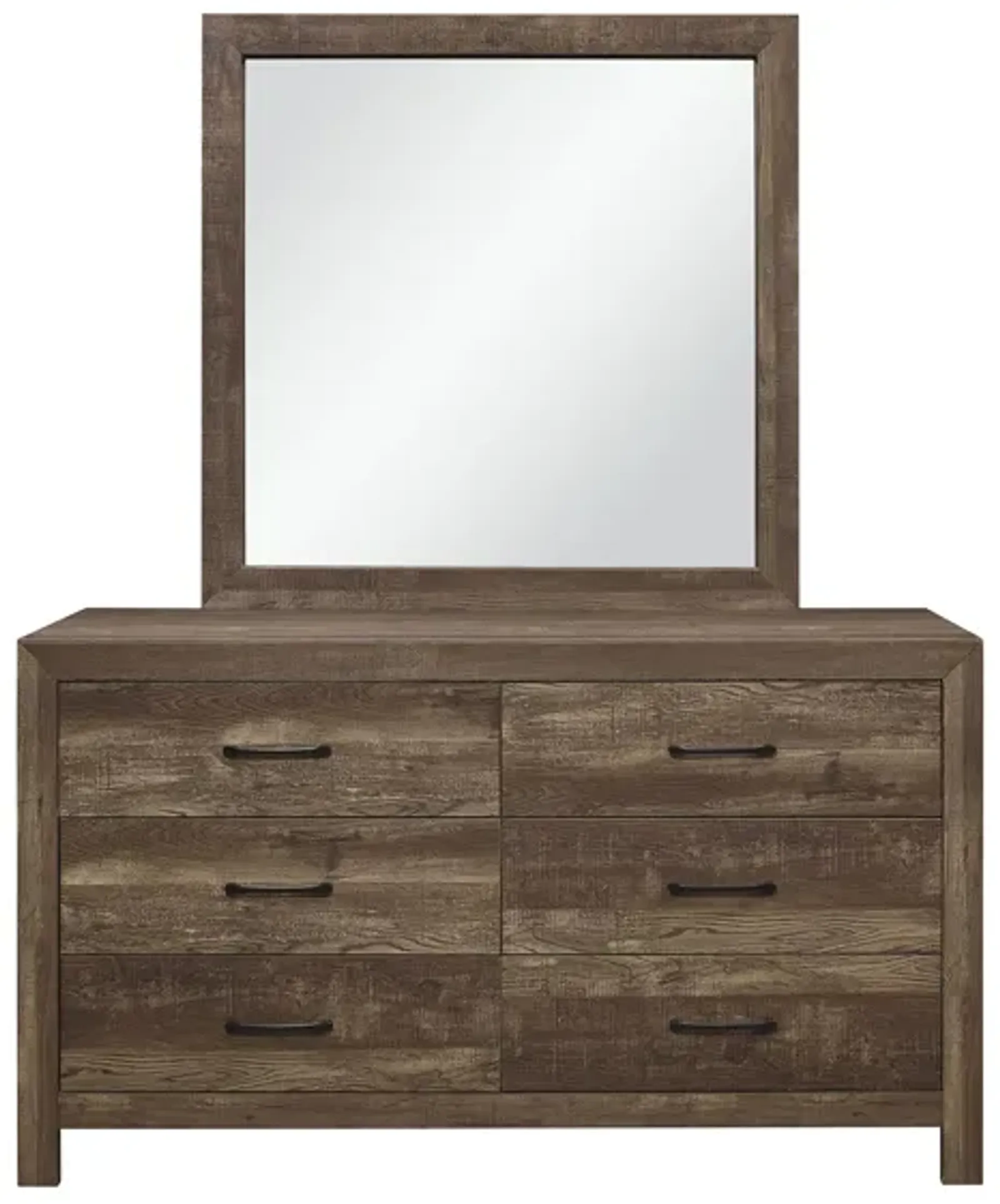 Bijou 6-Drawer Bedroom Dresser With Mirror