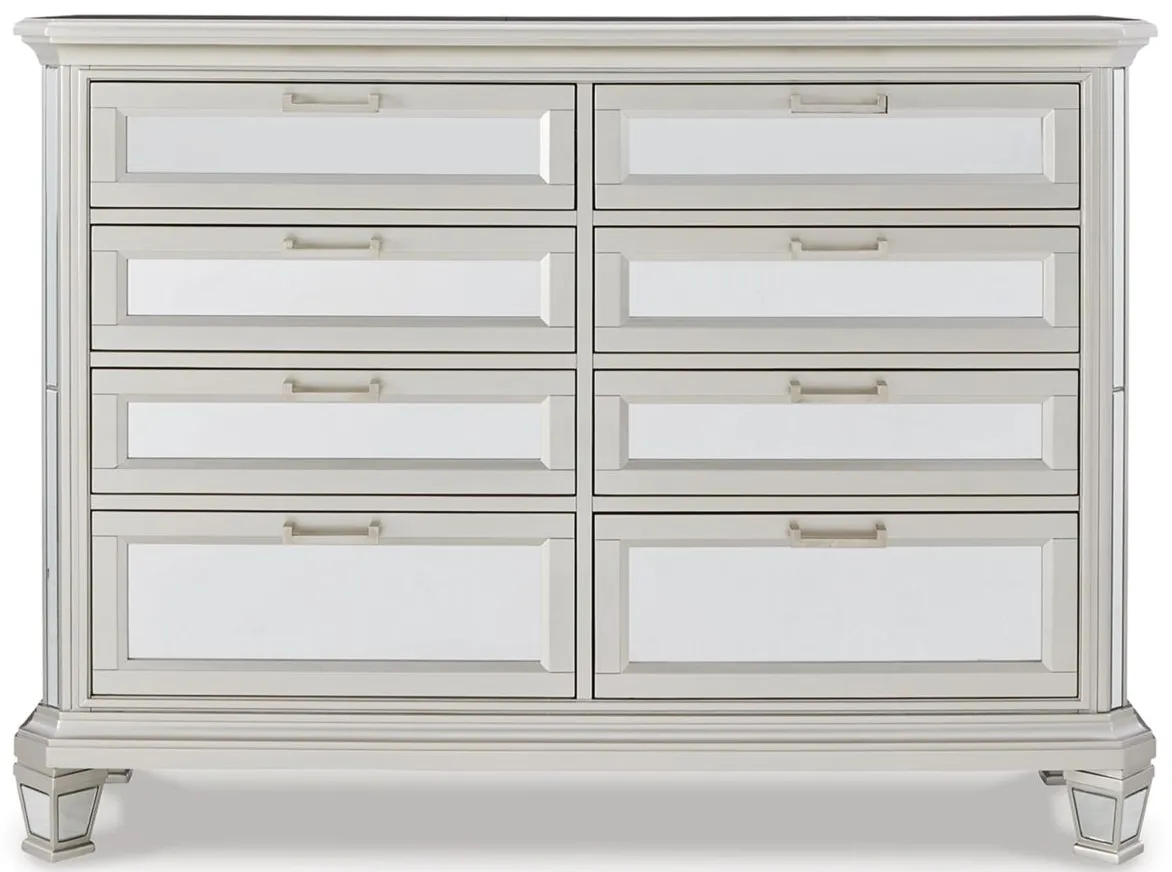 Lindenfield Dresser in Silver by Ashley Furniture