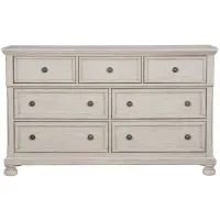 Donegan Dresser in Wire-brushed White by Homelegance