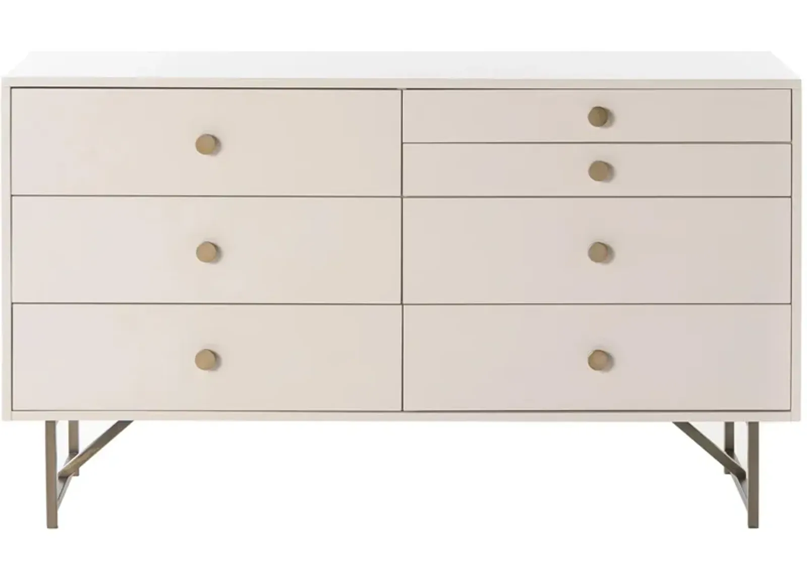 Belfast 7-Drawer Dresser in Matte Alabaster by Four Hands