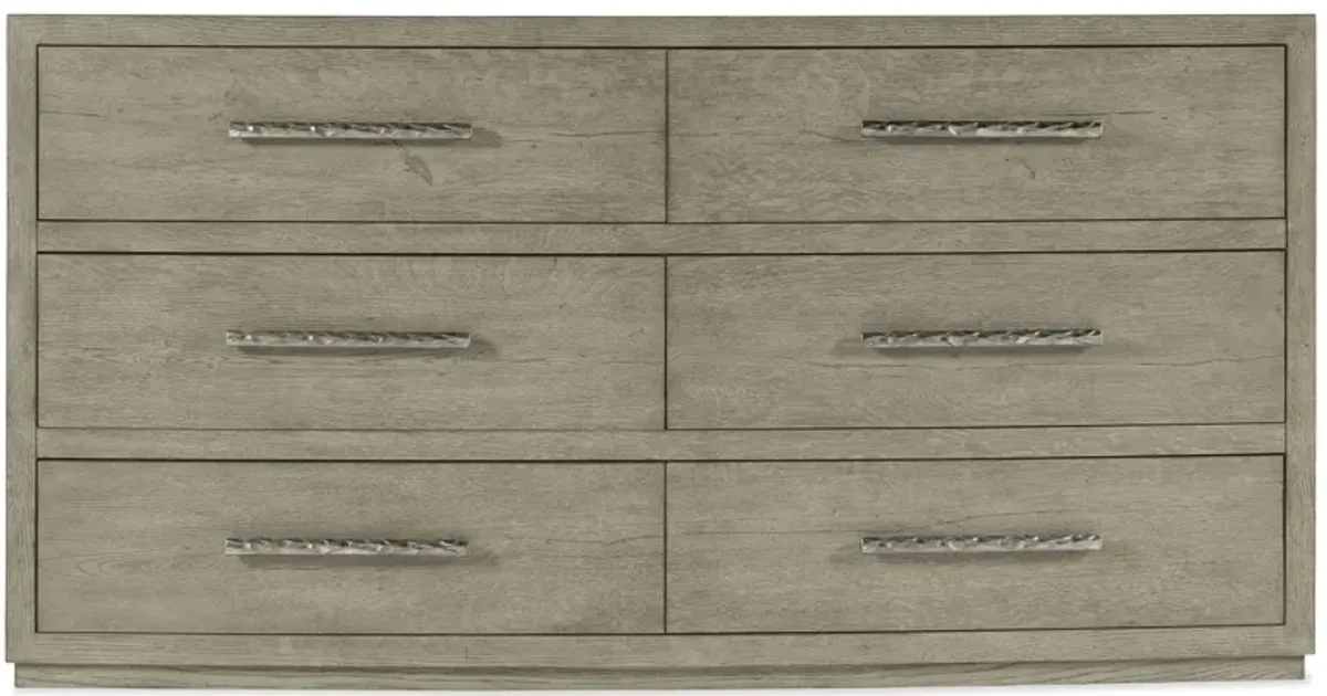 Linville Falls Six Drawer Dresser in Mink by Hooker Furniture