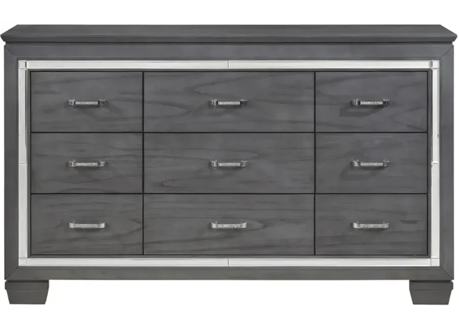 Brambley Bedroom Dresser in Dark Gray by Homelegance