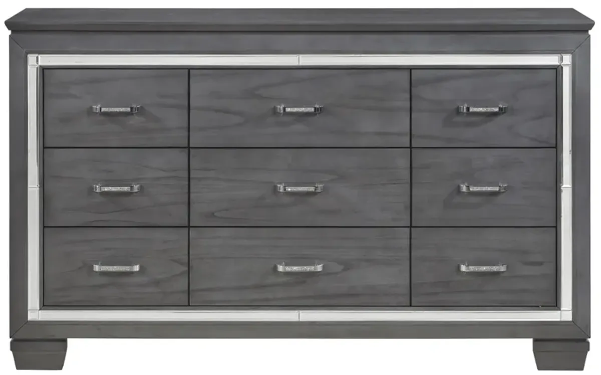 Brambley Bedroom Dresser in Dark Gray by Homelegance