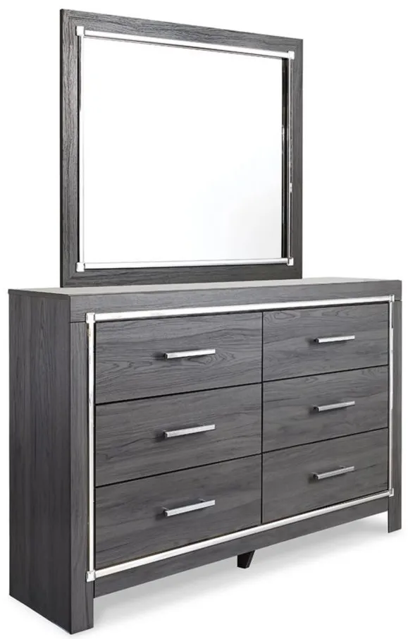 Lodanna Dresser and Mirror in Gray by Ashley Furniture
