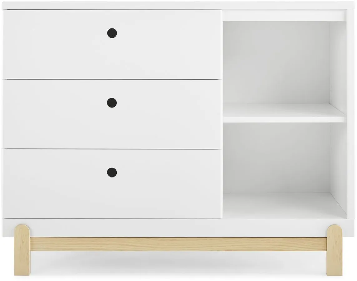 Poppy 3Drawer Dresser with Cubbies by Delta Children