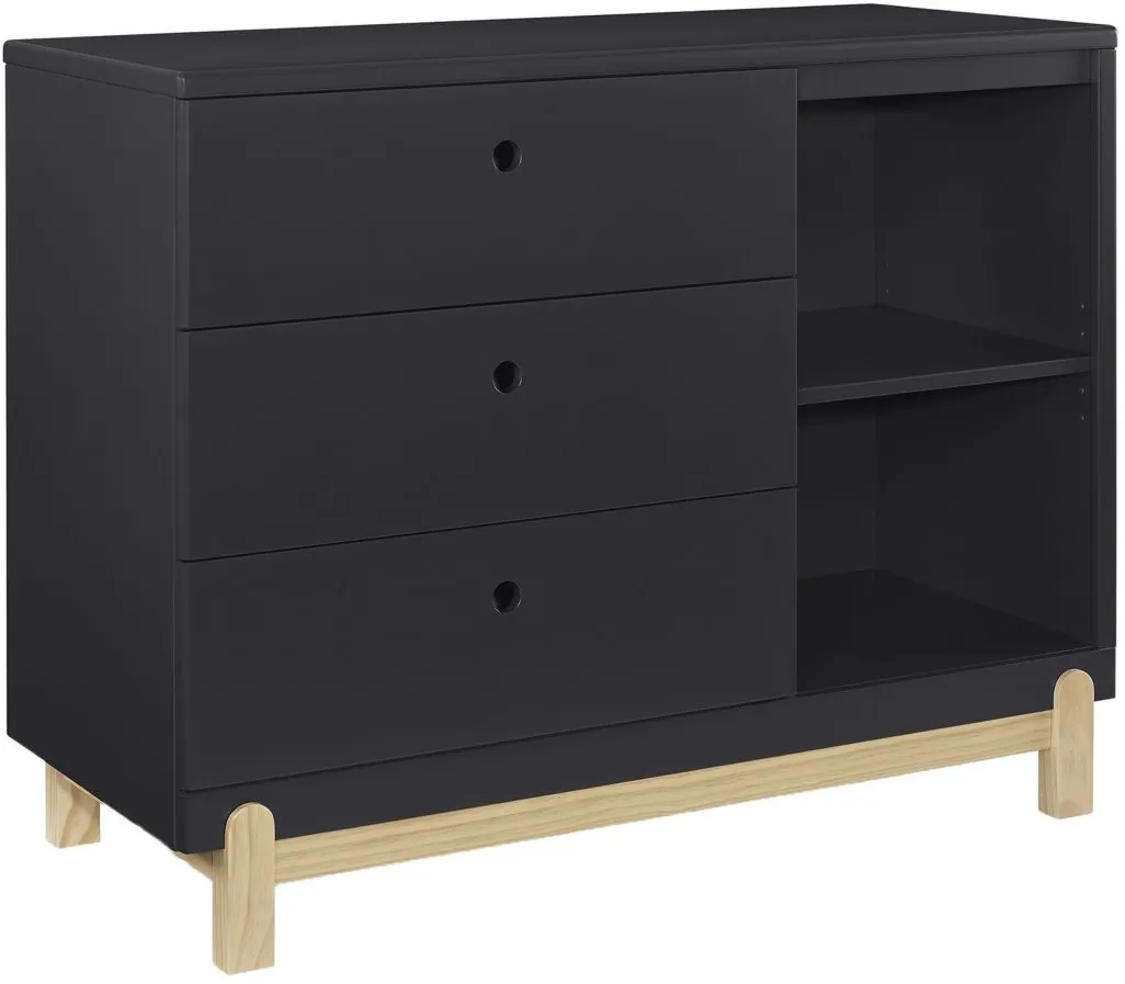 Poppy 3Drawer Dresser with Cubbies by Delta Children