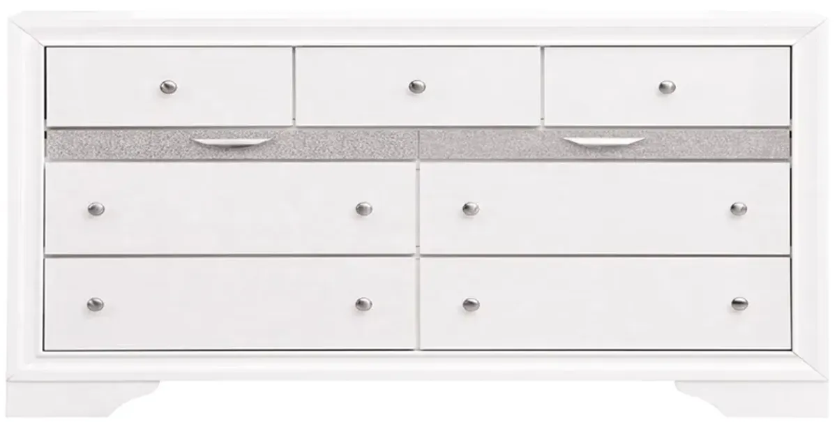 Madrid Dresser in White by Glory Furniture