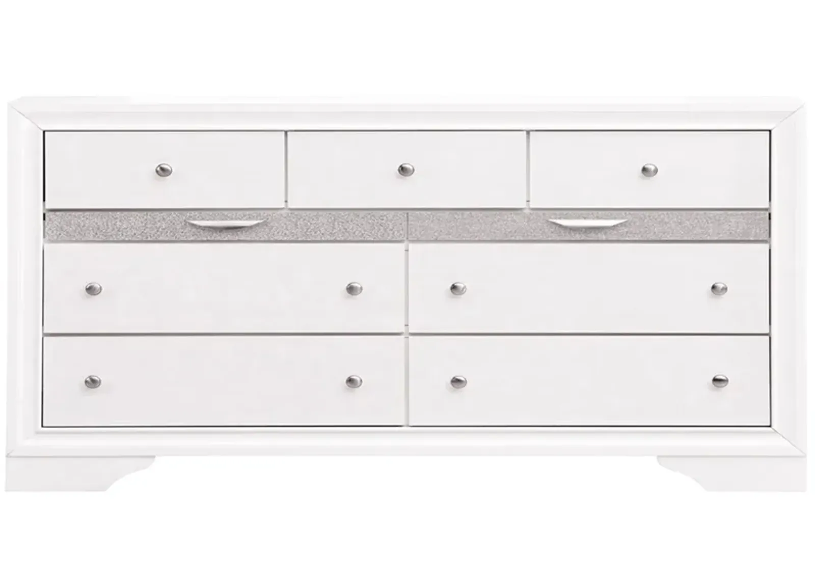 Madrid Dresser in White by Glory Furniture