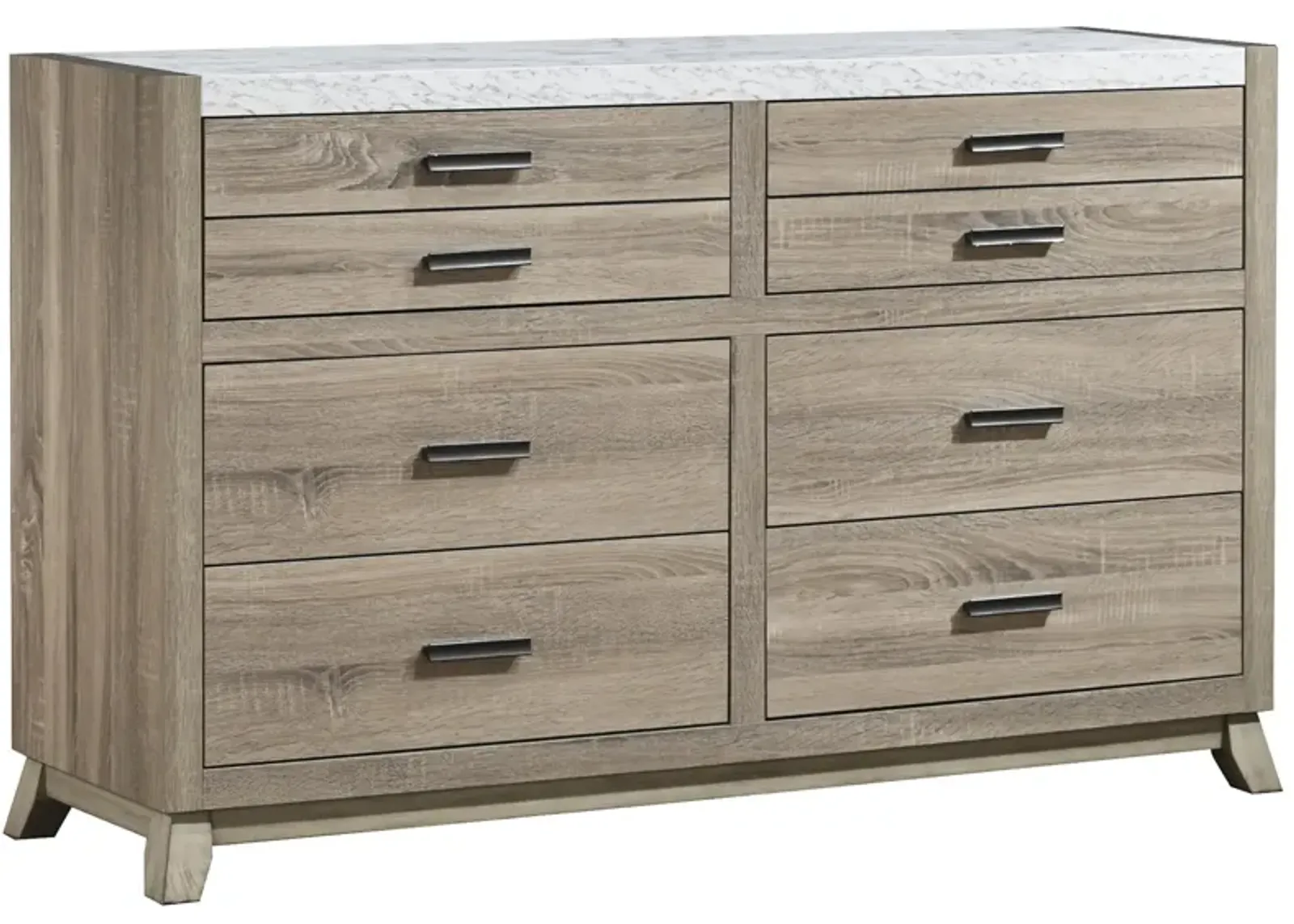 Tilston Dresser in Light Distressed Oak by Crown Mark