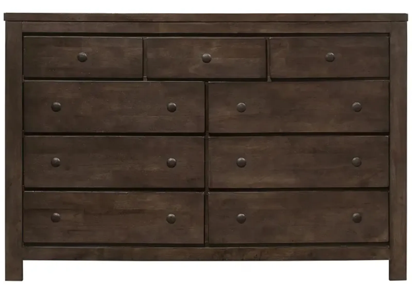 Ashton Hills Dresser in ash brown by Emerald Home Furnishings