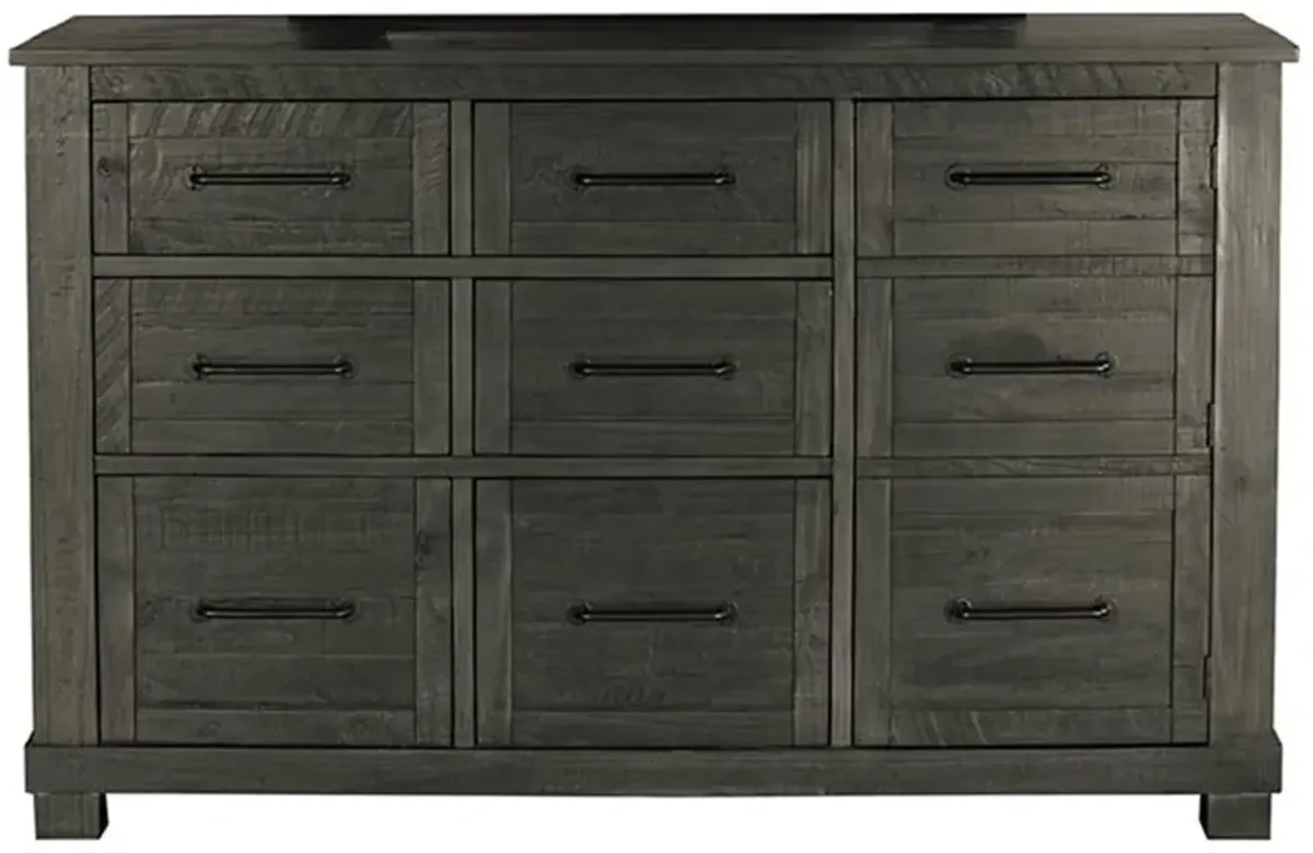 Sun Valley Bedroom Dresser in Charcoal by A-America