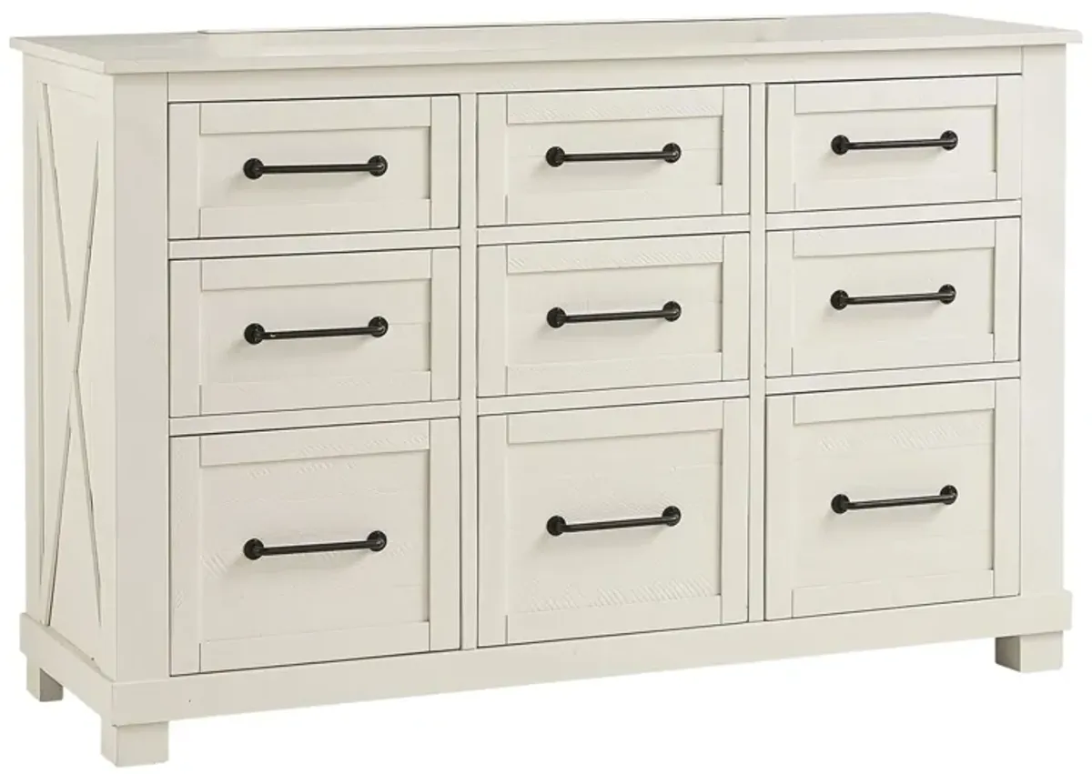 Sun Valley Bedroom Dresser in White by A-America