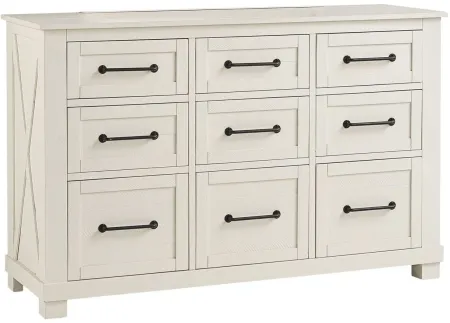Sun Valley Bedroom Dresser in White by A-America