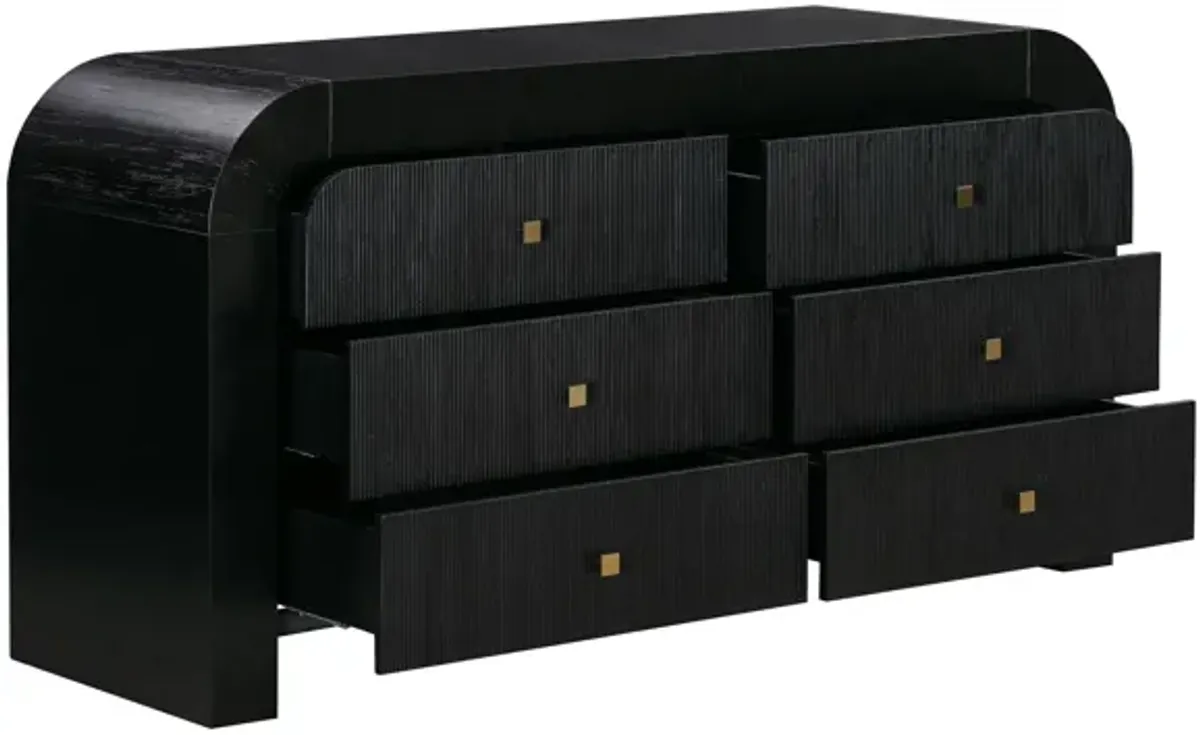 Hump 6 Drawer Dresser