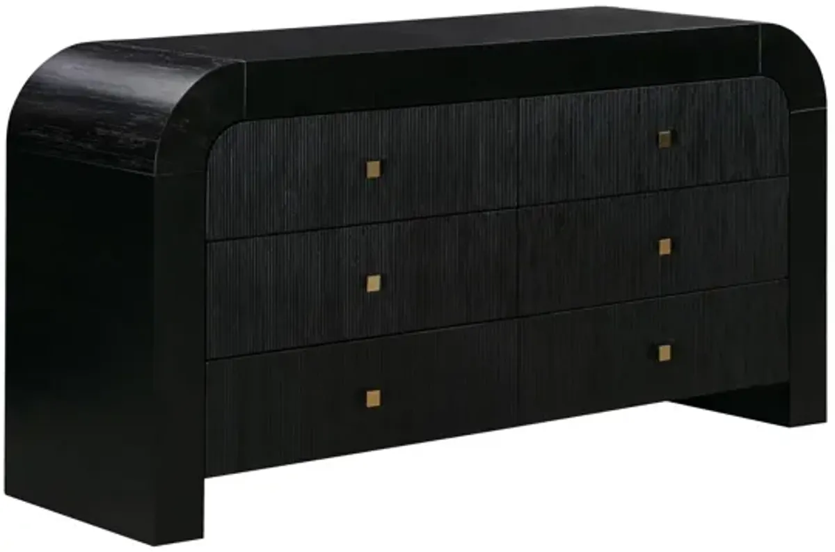 Hump 6 Drawer Dresser