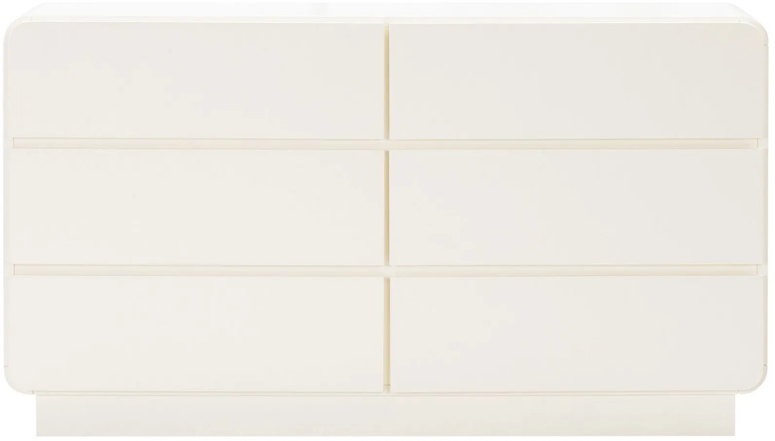 Sagura 6-Drawer Dresser in Cream by Tov Furniture
