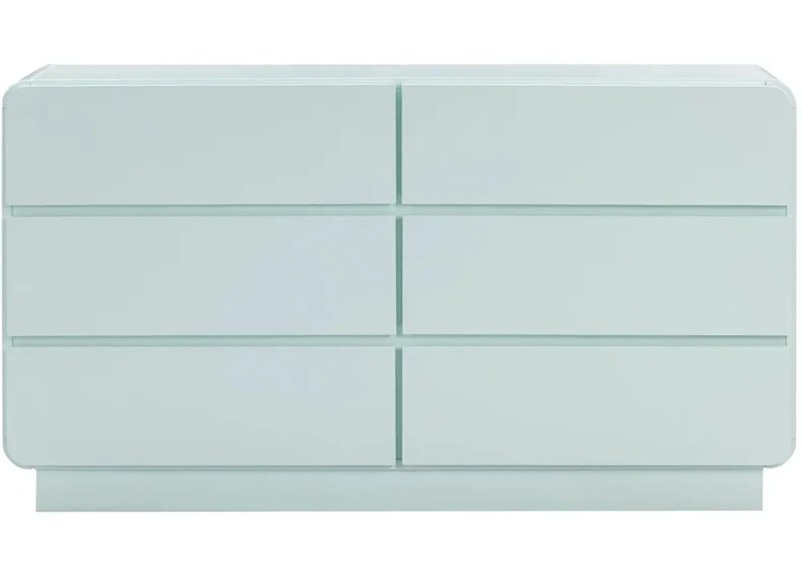 Sagura 6-Drawer Dresser in Blue by Tov Furniture