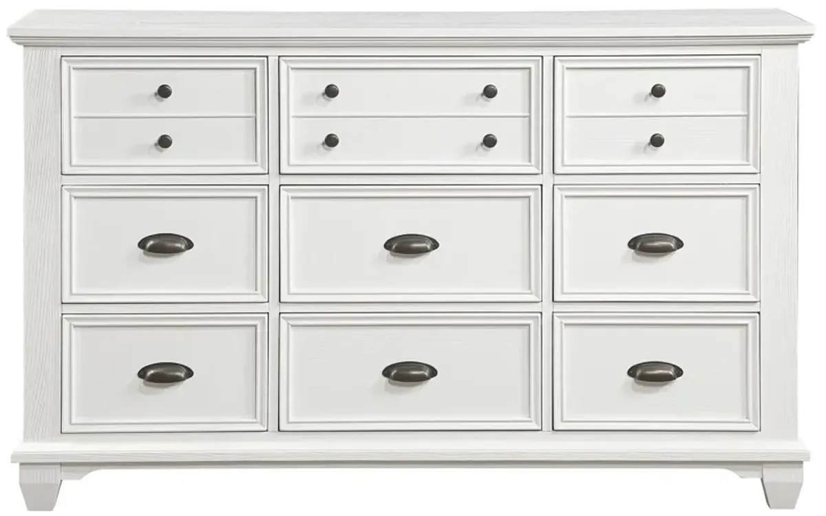 Lafollette Dresser in White by Homelegance