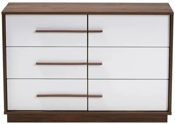 Mette 6-Drawer Wood Dresser