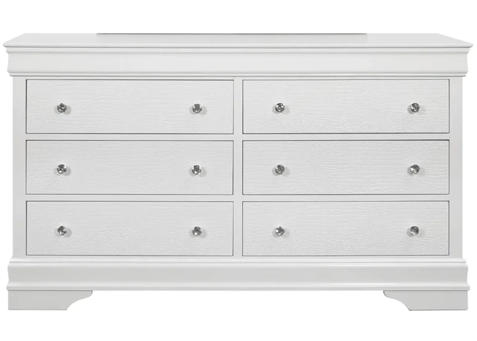 Pompei Dresser in Metallic White by Global Furniture Furniture USA