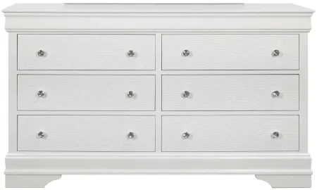Pompei Dresser in Metallic White by Global Furniture Furniture USA