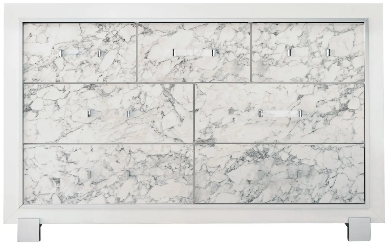 Santorini Dresser in White by Global Furniture Furniture USA