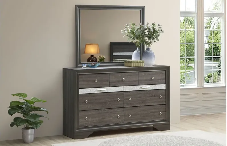 Madrid Dresser in Gray by Glory Furniture