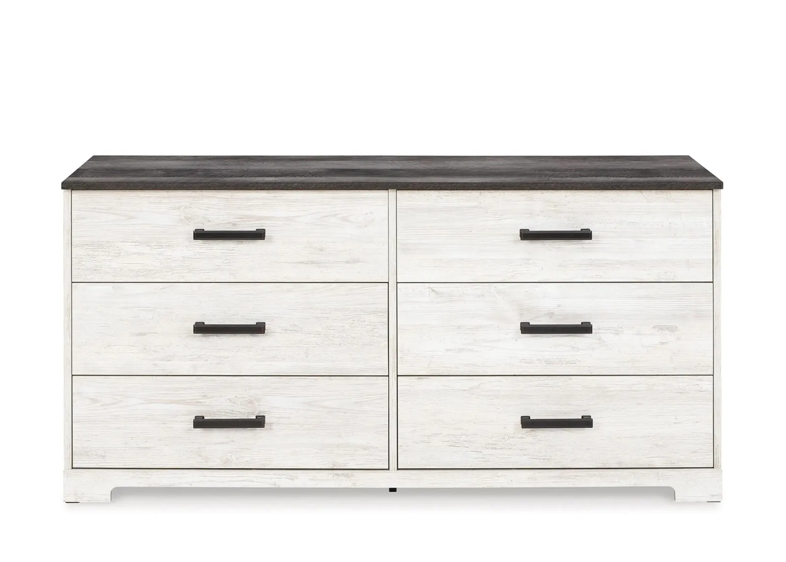 Shawburn Dresser in Whitewash/Charcoal Gray by Ashley Express