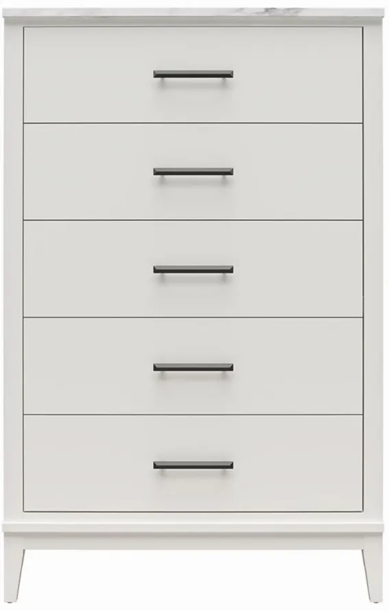 Lynnhaven Tall Dresser by Ameriwood Home in White by DOREL HOME FURNISHINGS